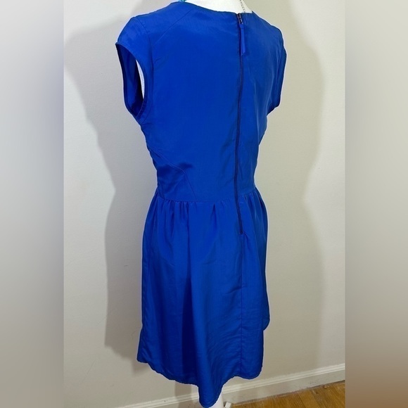 Mossimo. Sz lg dress royal blue fit & flair fully lined soft feel to the fabric - Picture 7 of 15